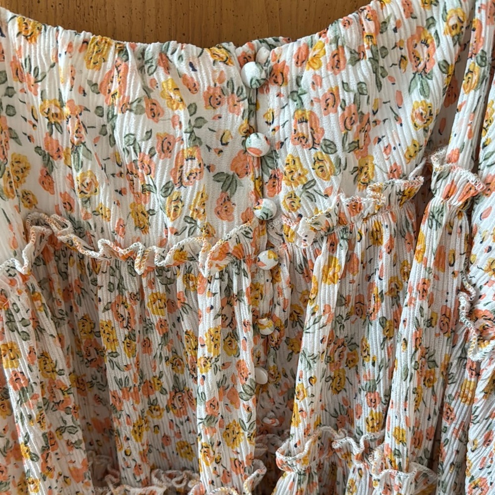 Floral Ruffle Sundress - Picture 5 of 6